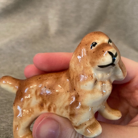 English Cocker Spaniel Dog Small Vintage Figure - Picture 2 of 12